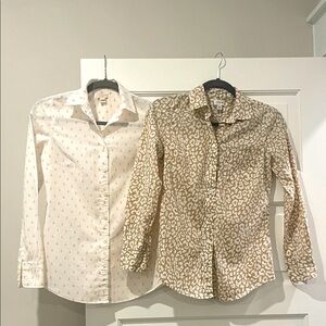 J. Crew Women's Button Down Shirts - Sz xxs